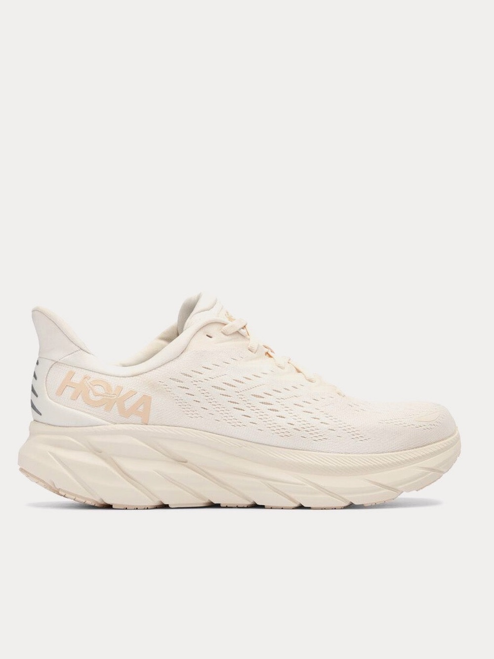 Hoka One One Clifton 8 Eggnog Shifting Sand Women's Size 8